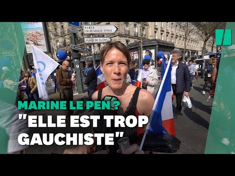 Elle est trop gauchiste, au second tour ces pro-Zemmour hésitent à voter Le Pen