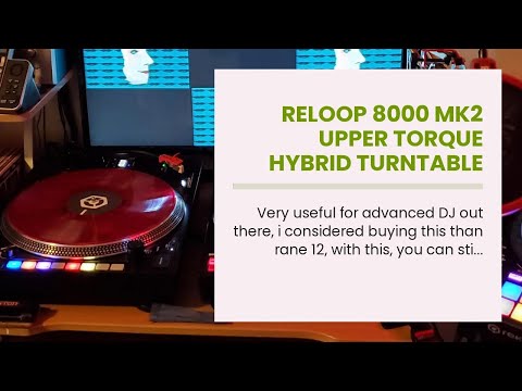 Reloop 8000 MK2 Upper Torque Hybrid Turntable Instrument