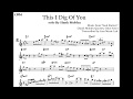 (Bb) Transcription of Hank Mobley's Solo on This I Dig Of You