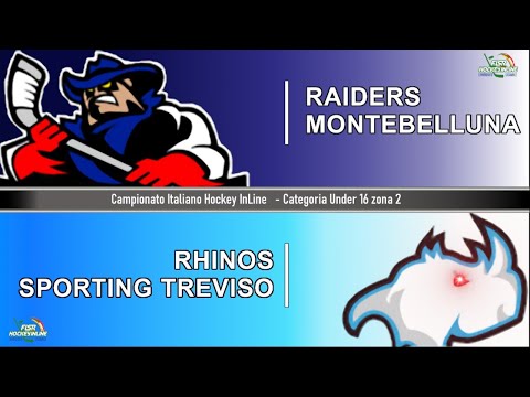 Raiders Montebelluna vs Rhinos Sporting Treviso Campionato2020/2021  categ. Under 16  zona  Veneto