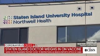 Staten Island doctor weighs in on vaccine as cases surge in NYC borough