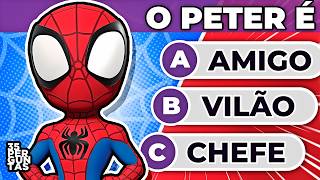 🕷️🕸️ SUPER QUIZ DE SPIDEY E SEUS AMIGOS ESPETACULARES | 35 Perguntas  #quiz #macaquiz