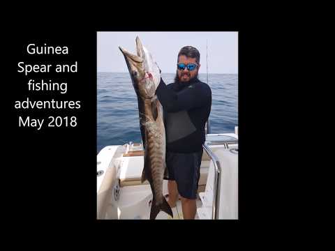 Guinea fishing adventures. Spear and fishing at its best. Record catches