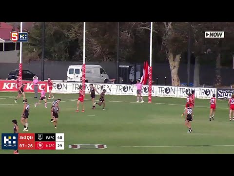 Port's Lachie Charleston with classy snap from pocket - Rd 7 Hostplus SANFL Snapshot