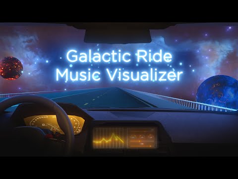 Audio Visualizer | Galactic Ride Music Visualizer