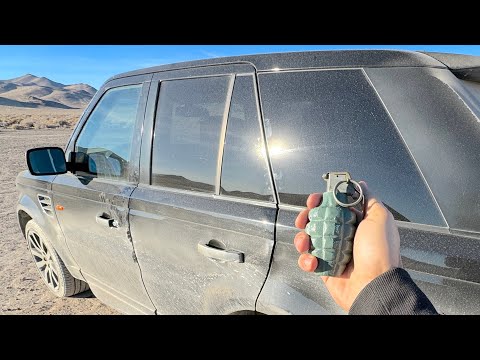 can you break a car window with a Real Grenade?