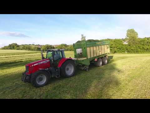 2. Schnitt 2020//MASSEY FERGUSON 7495// KRONE MX 350 GL// STEYR 6140 PROFI // SILO HARVEST// SOUND