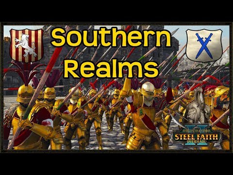 Southern Realms Under Siege - Custom Map Battle - Total War Warhammer 2 Gameplay