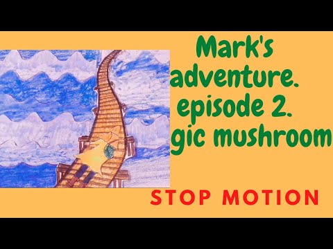 stop motion cut out animation :marks adventure ; part 2