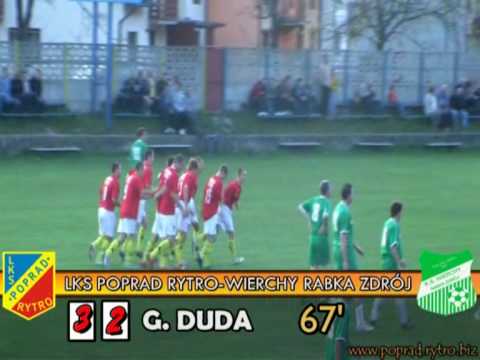 [25.04.10r.] LKS POPRAD RYTRO-WIERCHY RABKA ZDRÓJ 3:2 (GOL NA 3:2 G.DUDA)