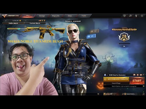 CROSSFIRE PHILIPPINES - M4A1-S-Noble Titanium Beast GAMEPLAY