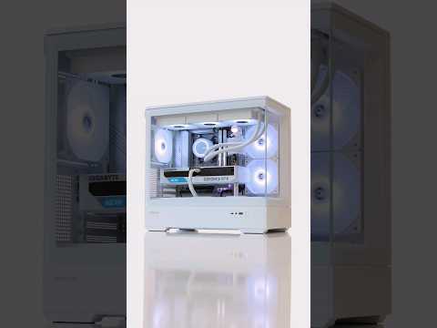 자, 모두 주목! 잘만 P30 화이트감성 조립pc 😍 #7800x3d #rtx4070tisuper