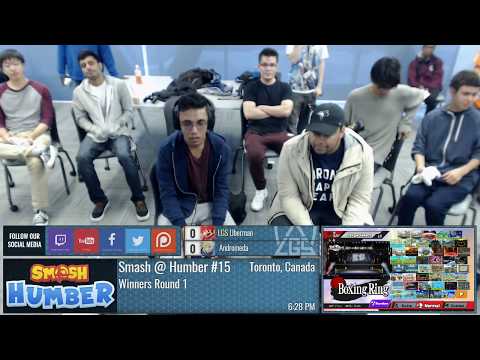 Smash @ Humber #15 - Uberman (Mario) vs Andromeda (Cloud) - Smash 4 WR1
