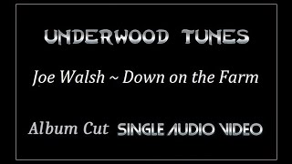 Joe Walsh ~ Down on the Farm ~ 1981 ~ Single Audio Video