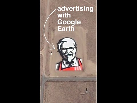 A Google Earth history of advertising via satellite imagery