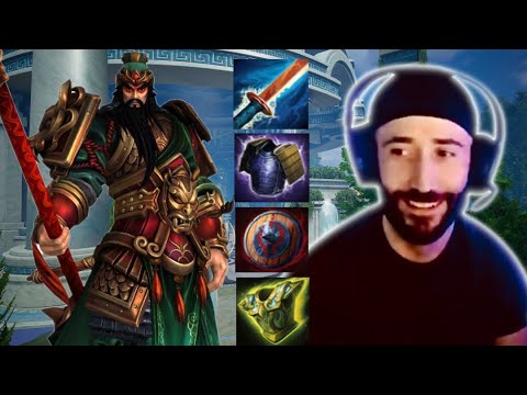 TRY THIS GUAN YU ATTACK SPEED BUILD IN SOLO!!! | SMITE 2 DEMIGOD RANKED CONQUEST