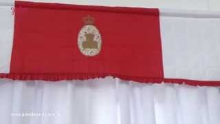Cortina Urso Real Vermelho | Ref: 47316