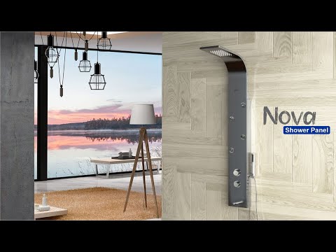 Nova Steel Matte Shower Panel