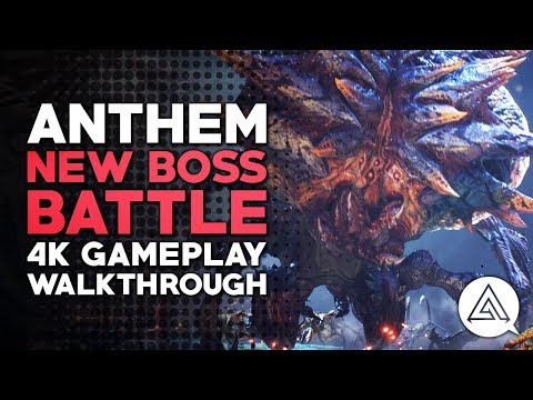 ANTHEM | New Boss Battle - 4K Gameplay Walkthrough