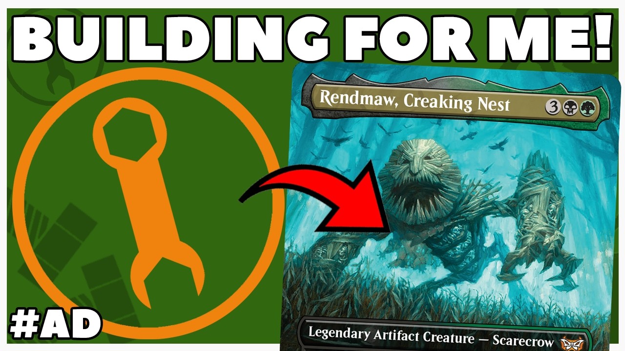 Spoiling myself with a NEW personal deck! 🛠 Rendmaw, Creaking Nest  #edh