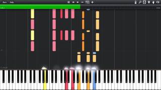 National Anthem -  Panama Synthesia Piano MIDI