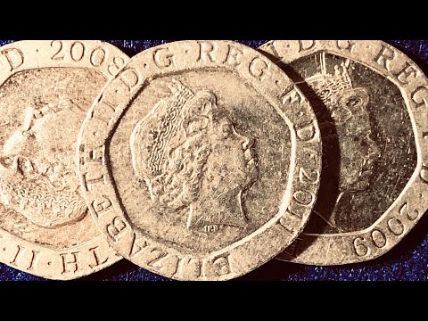 Value Of 2008, 2009, 2011 Twenty Pence Coins