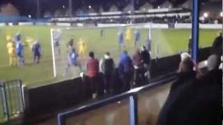 preview picture of video 'Matty Flynn hits the bar against Gainsborough Trinity'