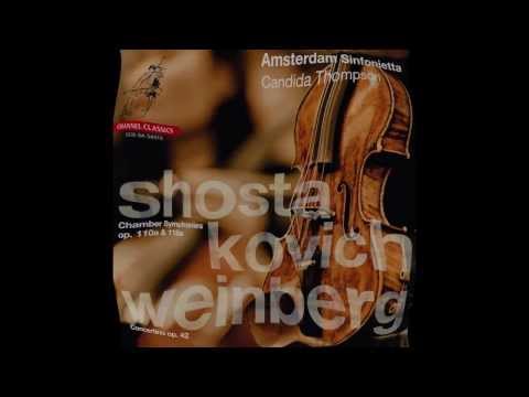 Amsterdam Sinfonietta|Candida Thompson - Making of the CD Shostakovich Weinberg