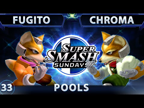 SSS 33 Fugito (Fox) Vs. Chroma (Fox) SSBM - Pools - Smash Melee