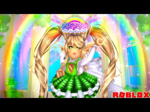 She Won The Brand New St Patricks Day Halo On Camera How To Get Your Own Items In Royale High Vtomb - roblox halo roleplay online