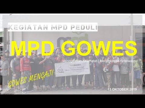 MPD Gowes: GOWES MENGAJI!