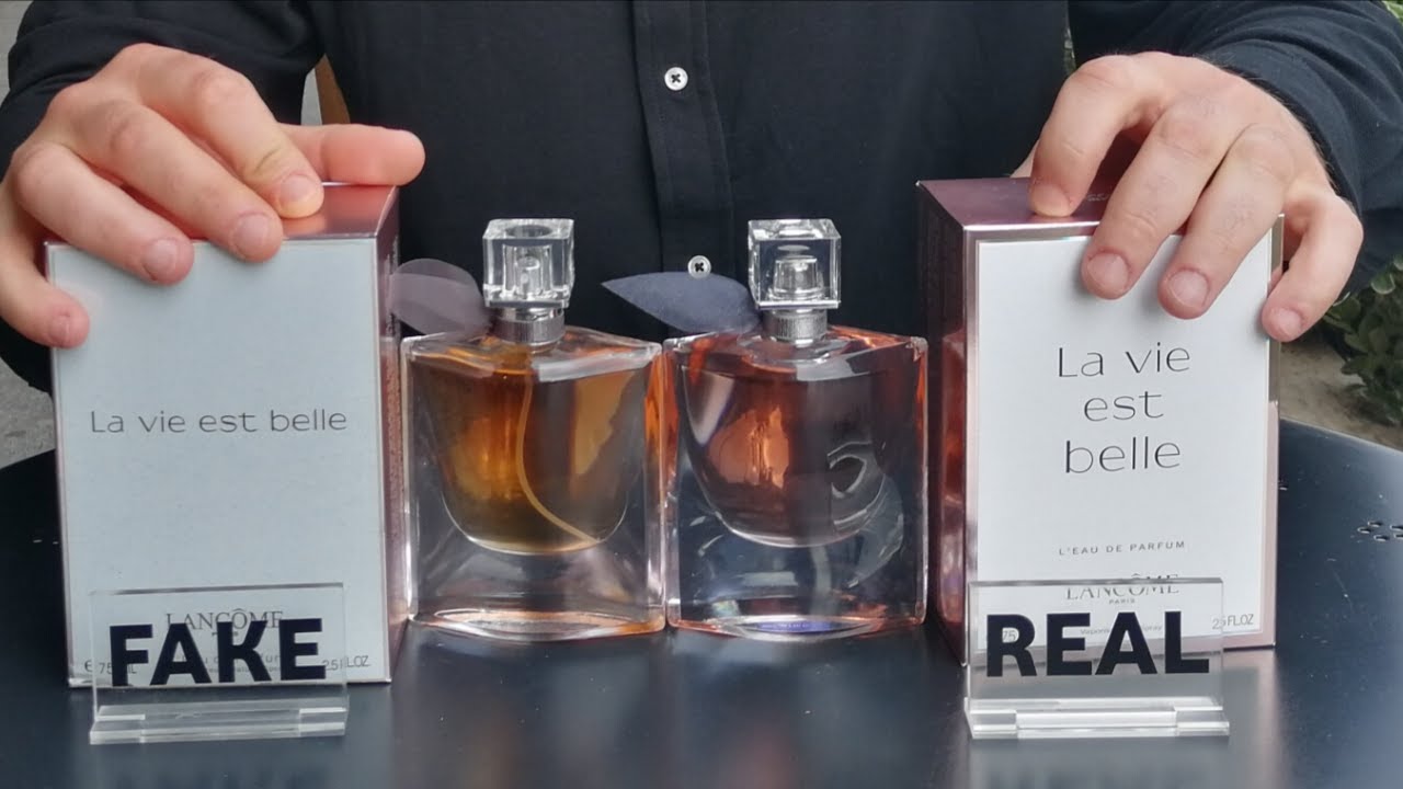 Watch video Fake vs Real La Vie Est Belle Lancôme Perfume 75 ml Now Fake vs Real La Vie Est Belle Lancôme Perfume 75 ml