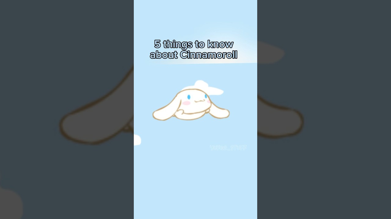 Five things to know about Cinnamoroll #sanrio #kawaii #story #things #cinnamonroll #cinamoroll