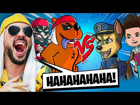 MUSSA E MALUCÃO vs PATRULHA CANINA CHASE E RIDER