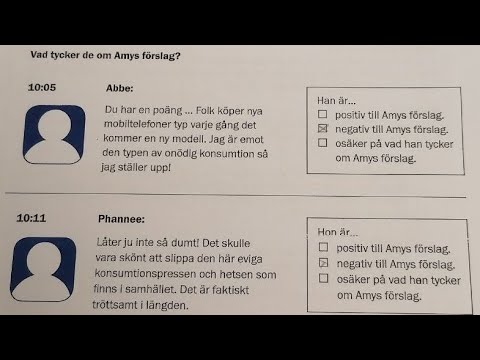 Sfi nationella prov Läsförståelse 2014 Kurs D - حل اسئلة امتحان القراءة سويدي اسفي