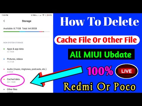 How To Clear Cache In Redmi MIUI 11,12,13 ? How To Delete Cache files In Redmi ? Cache file delete |