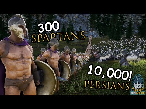 300 Spartans VS 10,000 Persians | Ultimate Epic Battle Simulator 2 UEBS 2