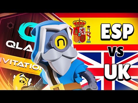 TEAM ESPAÑA (Alvaro845) vs TEAM UK (Ark) | Qlash Brawl Stars Invitational | QBI #1