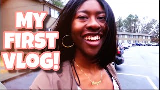 My First Vlog 😍 - Exploring Atlanta | Book Club & Food Run