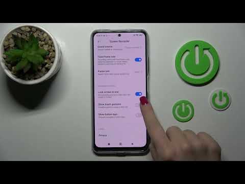 How to Switch On/Off Screen Touches in Screen Recording on POCO X5 - Screen Touches