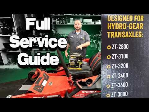 How To Service Hydro Gear Transaxle Full Maintenance Guide Change Oil, Filters & Purge Air Correctly