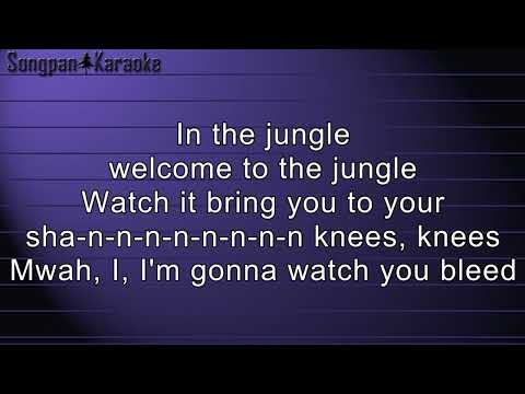 Guns N' Roses - Welcome To The Jungle (Karaoke)