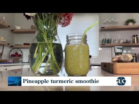 Pineapple turmeric smoothie