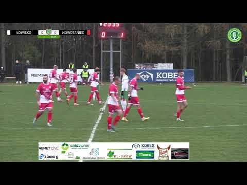 ŁKS ŁOWISKO - COSMOS NOWOTANIEC 2:2 [skrót meczu]