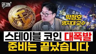 스테이블 코인 대폭발, 준비는 끝났습니다  - 박정호 명지대 교수