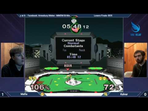 Mafia (Peach) vs. Kalvar (Marth, Fox) - MMOM Bi-Monthly #5 SSBM Pro Bracket LF