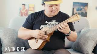 Video thumbnail for Kala Teak Tri-Top Concert Ukulele w/ Cutaway & EQ by kalabrandmusic