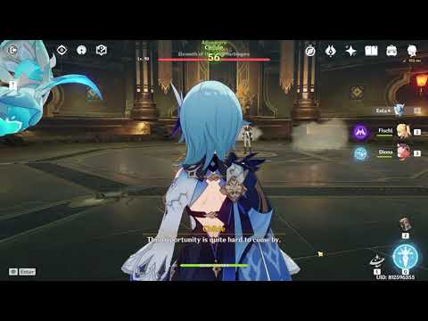 Cryo Eula vs Physical Eula Which One is Better? Performance test on  a Lvl 90 Childe boss