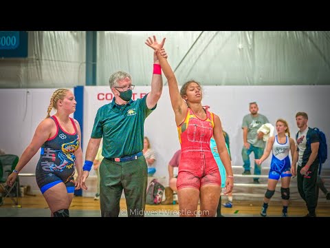 82 kg Girls Freestyle – Alicia Tucker {B} of Illinois Cornstars vs Alyssa Murray {R} of Jersey Girls