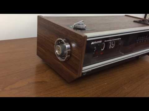Midland Flip Number clock radio 11-392